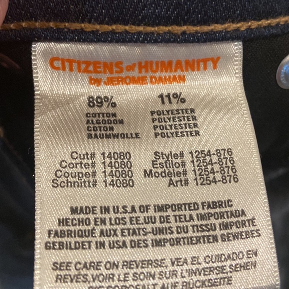 Citizens of Humanity Dylan Drop Rise Cropped Jeans 30 - Picture 6 of 12